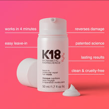 Load image into Gallery viewer, K18 leave in molecular repair hair mask
